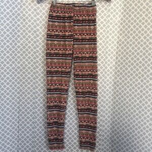 YPP Aztec print soft lstretchy eggings OS One Size‎ Fits Most